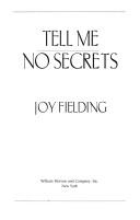 Copertina di Tell me no secrets