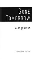 Copertina di Gone tomorrow