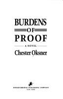 Copertina di Burdens of Proof