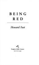 Copertina di Being red