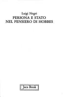 Copertina di Persona e Stato nel pensiero di Hobbes