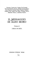 Copertina di Il Messaggio di Aldo Moro
