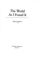Copertina di The world as I found it