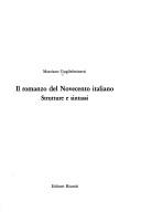 Copertina di Il romanzo del novecento italiano