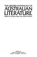 Copertina di The Oxford anthology of Australian literature