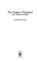 Copertina di The judge's chambers and other stories