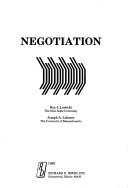 Copertina di Negotiation