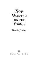 Copertina di Not wanted on the voyage