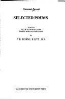 Copertina di Selected poems