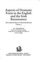 Copertina di Aspects of dramatic form in the English and the Irish Renaissance