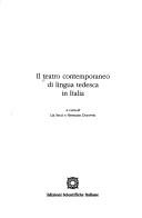 Copertina di Il teatro contemporaneo di lingua tedesca in Italia