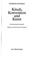 Copertina di Kitsch, Konvention und Kunst
