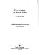 Copertina di L'opposizione nel mondo antico