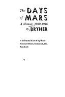 Copertina di The days of Mars