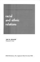 Copertina di Racial and ethnic relations