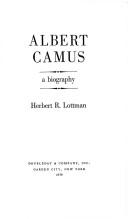 Copertina di Albert Camus