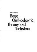 Copertina di Begg orthodontic theory and technique
