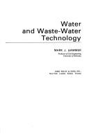 Copertina di Water and wastewater technology