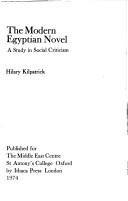 Copertina di The modern Egyptian novel