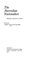 Copertina di The Australian nationalists