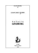 Copertina di Natalia Ginzburg