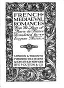 Copertina di French Mediaeval Romances from the Lays of Marie de France