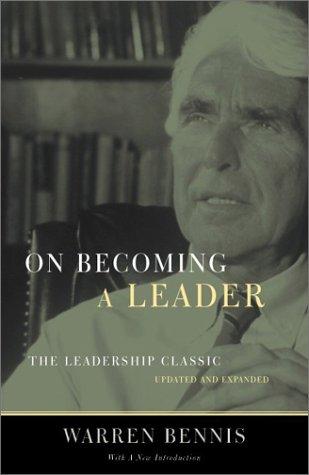 Copertina di On becoming a leader