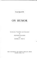 Copertina di On humor