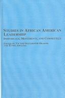 Copertina di Studies in African American leadership