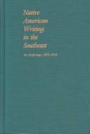 Copertina di Native American writing in the Southeast