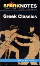 Copertina di Greek Classics (SparkNotes Literature Guide) (SparkNotes Literature Guide)