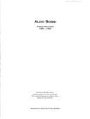 Copertina di Aldo Rossi