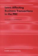 Copertina di Laws affecting business transactions in the PRC