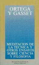 Copertina di Meditación de la técnica y otros ensayos sobre ciencia y filosofía