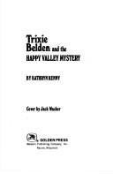 Copertina di Trixie Belden and the Happy Valley mystery