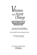 Copertina di Veterans and Agent Orange