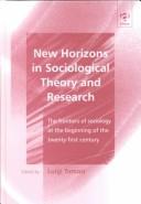 Copertina di New Horizons in Sociological Theory and Research