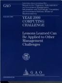 Copertina di Year 2000 computing challenge