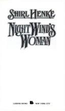 Copertina di Night Wind's Woman