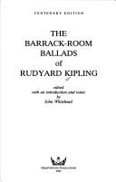 Copertina di The Barrack-Room Ballads of Rudyard Kipling
