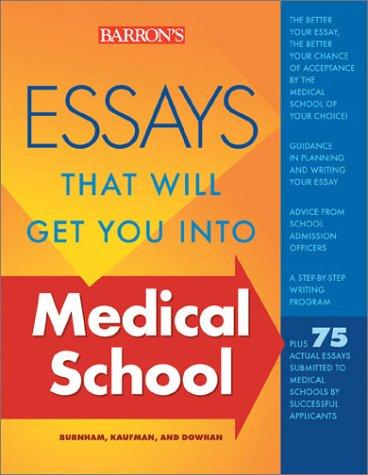 Copertina di Essays that will get you into medical school