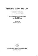 Copertina di Medicine, ethics and law