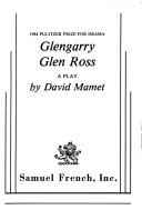 Copertina di Glengarry Glen Ross