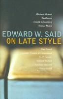 Copertina di On late style
