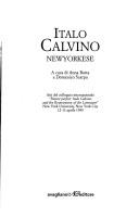 Copertina di Italo Calvino Newyorkese