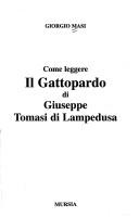 Copertina di "Il Gattopardo" di Giuseppe Tomasi di Lampedusa