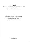 Copertina di Il mito nella letteratura italiana