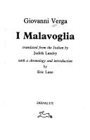 Copertina di I Malavoglia di Giovanni Verga