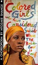 Copertina di For colored girls who have considered suicide, when the rainbow is enuf