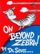 Copertina di On beyond zebra